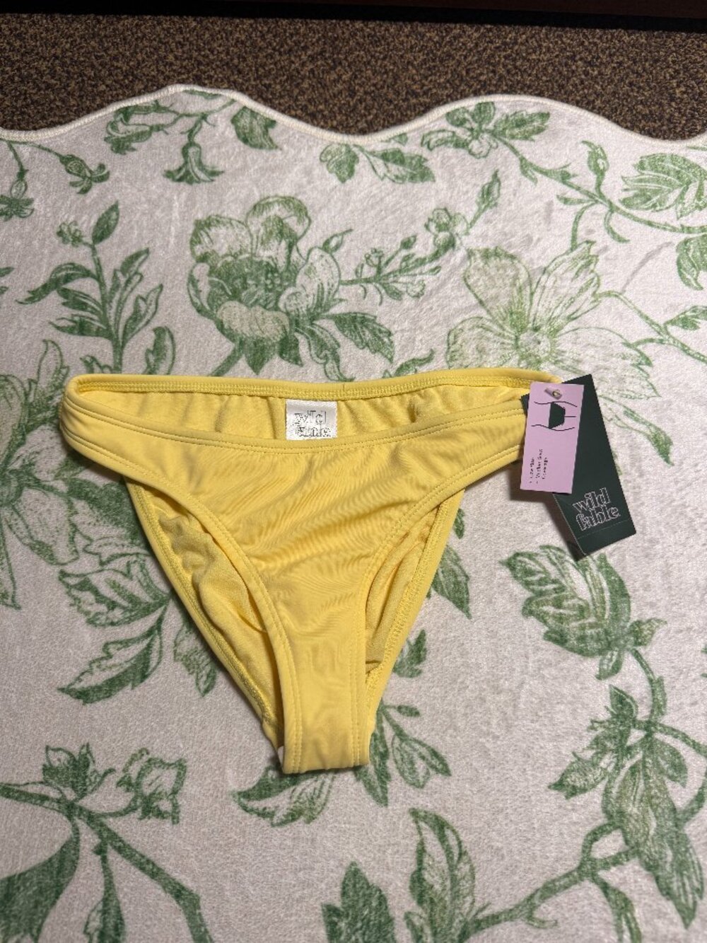 wild fable yellow bikini bottom. NWT